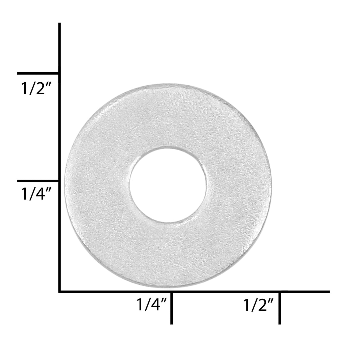 Ohio Travel Bag Fasteners 7/16" Nickel, Washer, Steel - 24 pk, #L-1124-NP L-1124-NP