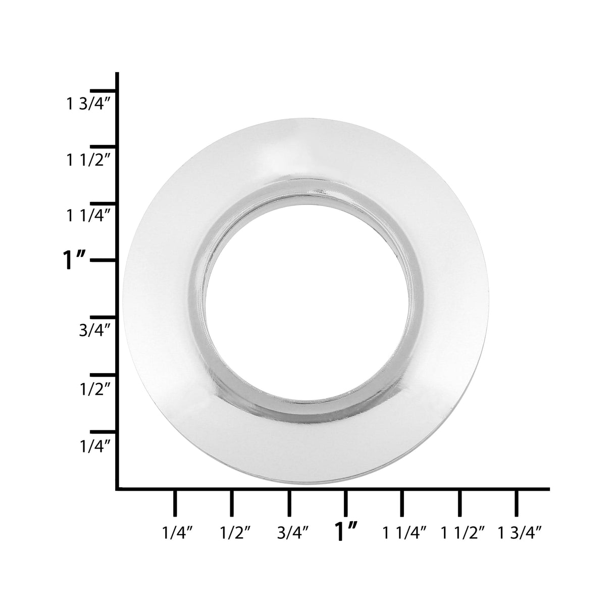 Ohio Travel Bag Fasteners 7/8" Nickel, Screw Together Eyelet, Solid Brass, #P-2459-NIC P-2459-NIC