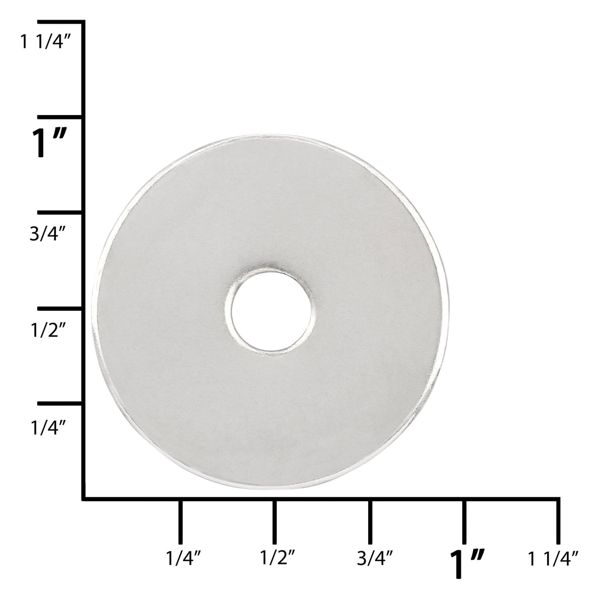 Ohio Travel Bag Fasteners 7/8" Nickel, Washer, Steel - 12 pk, #L-3042-NP L-3042-NP