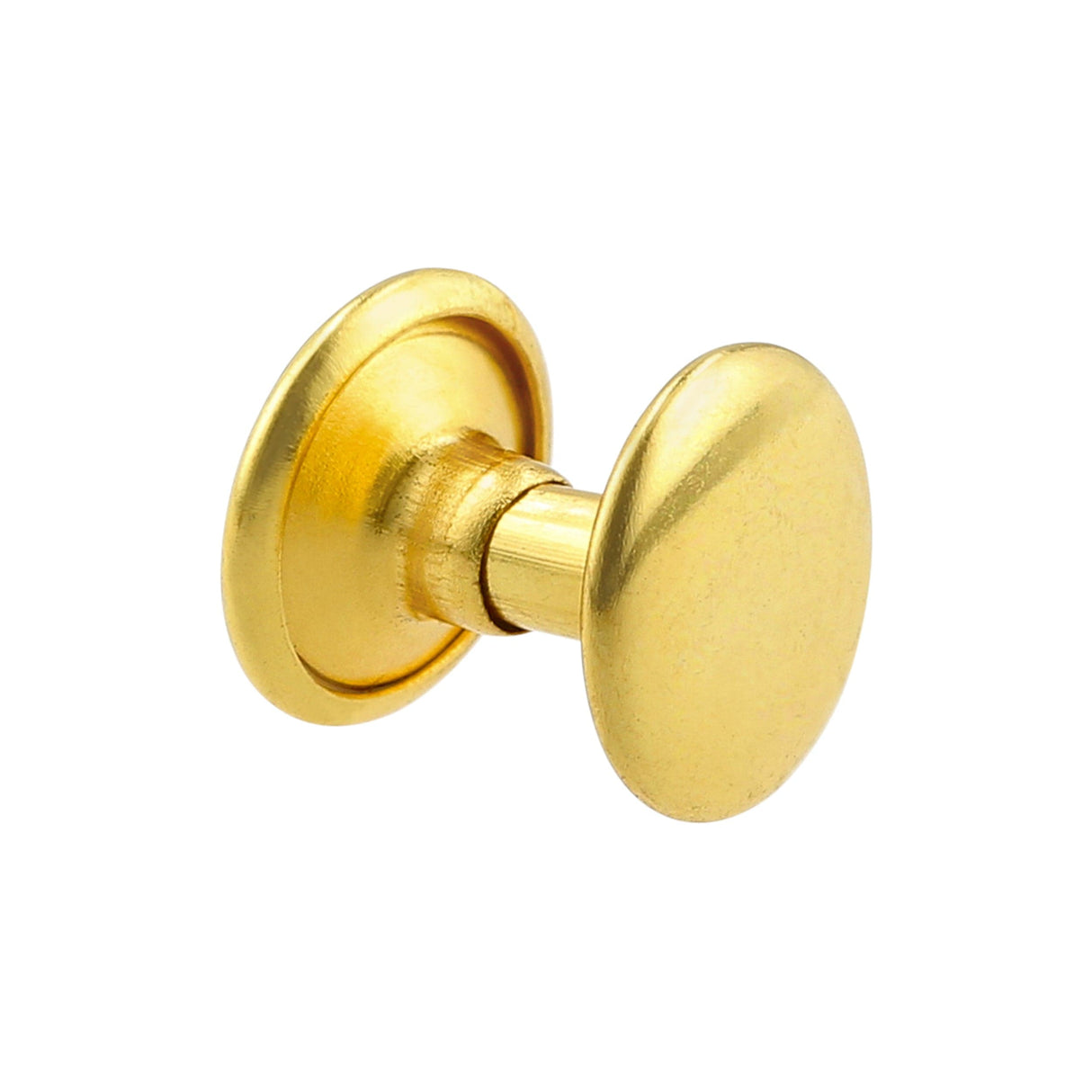 Ohio Travel Bag Fasteners 7mm Gold, Double Cap Jiffy Rivet, Steel, #A-313-GOLD A-313-GOLD