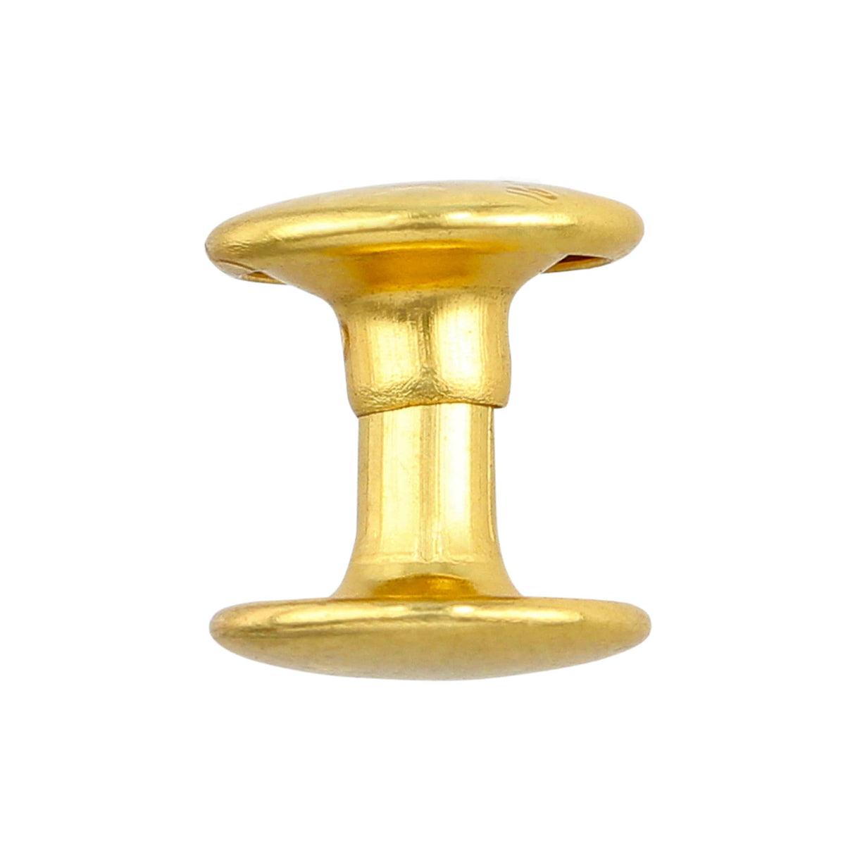Ohio Travel Bag Fasteners 7mm Gold, Double Cap Jiffy Rivet, Steel, #A-313-GOLD A-313-GOLD