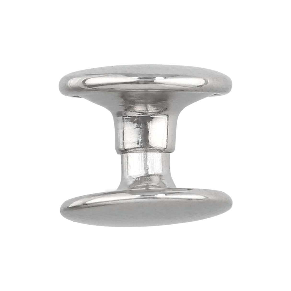 Ohio Travel Bag Fasteners 7mm-Nickel, Double Cap Jiffy Rivets, Steel, #A-312-NP A-312-NP