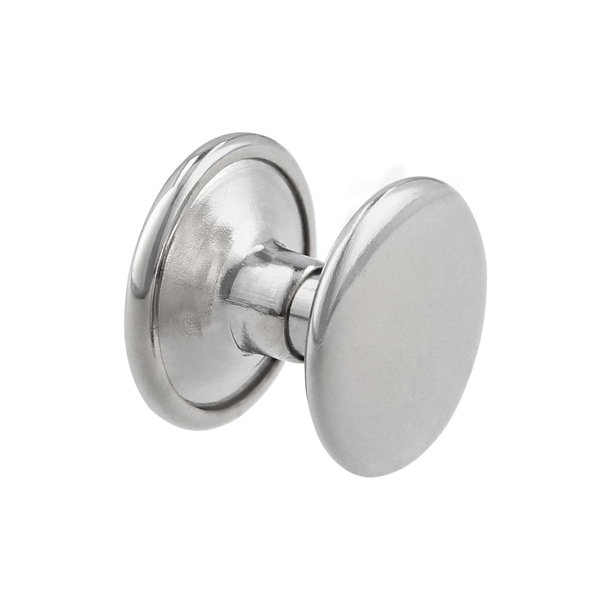 Ohio Travel Bag Fasteners 7mm-Nickel, Double Cap Jiffy Rivets, Steel, #A-312-NP A-312-NP