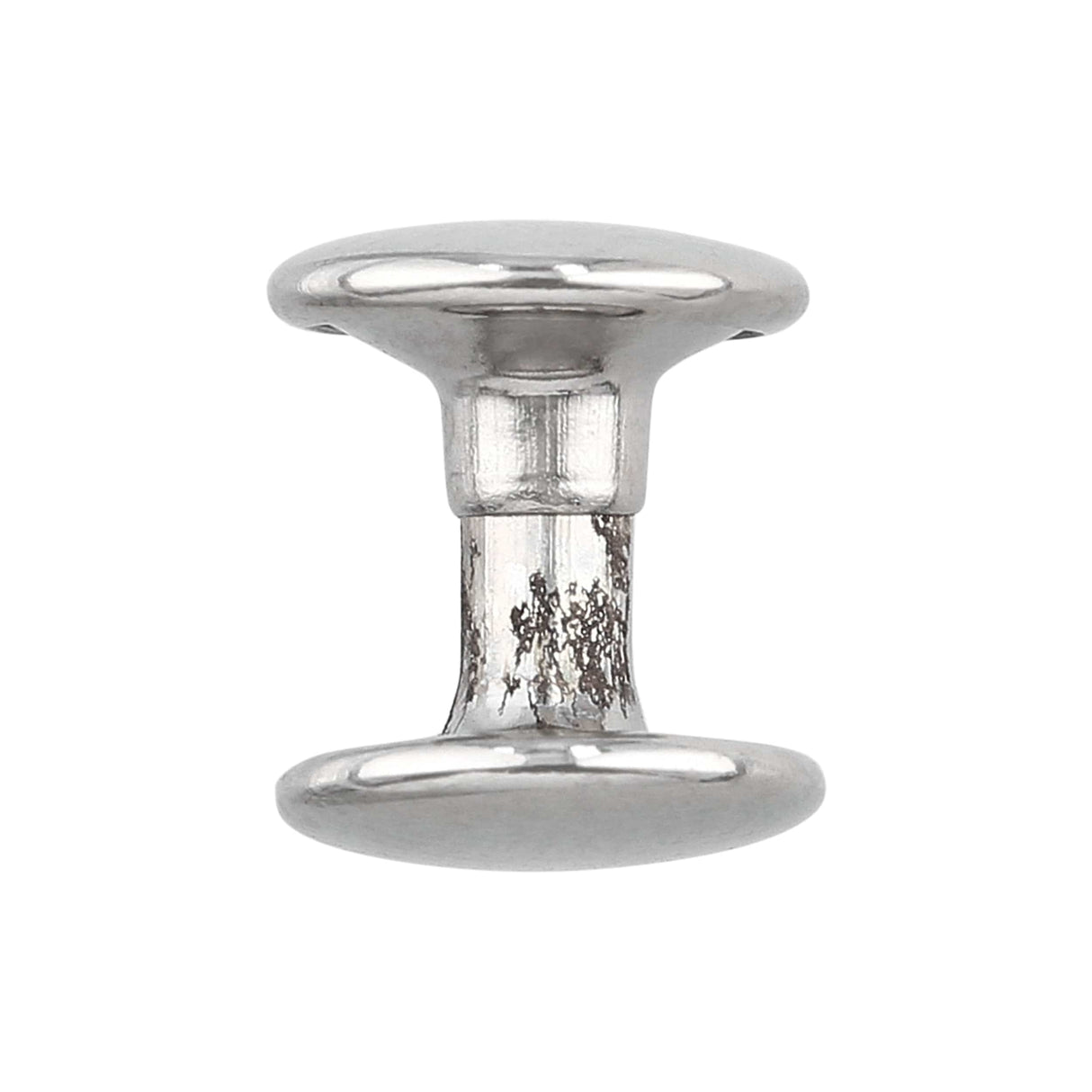 Ohio Travel Bag Fasteners 7mm Nickel, Double Cap Jiffy Rivets, Steel, #A-313-NP A-313-NP