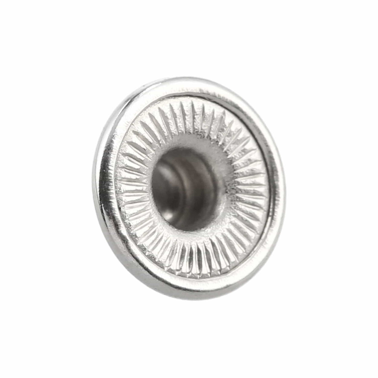 Ohio Travel Bag Fasteners Ligne 2 Nickel, 1/4"Parallel Spring Snap Stud, Solid Brass, #2374-SBN 2374-SBN