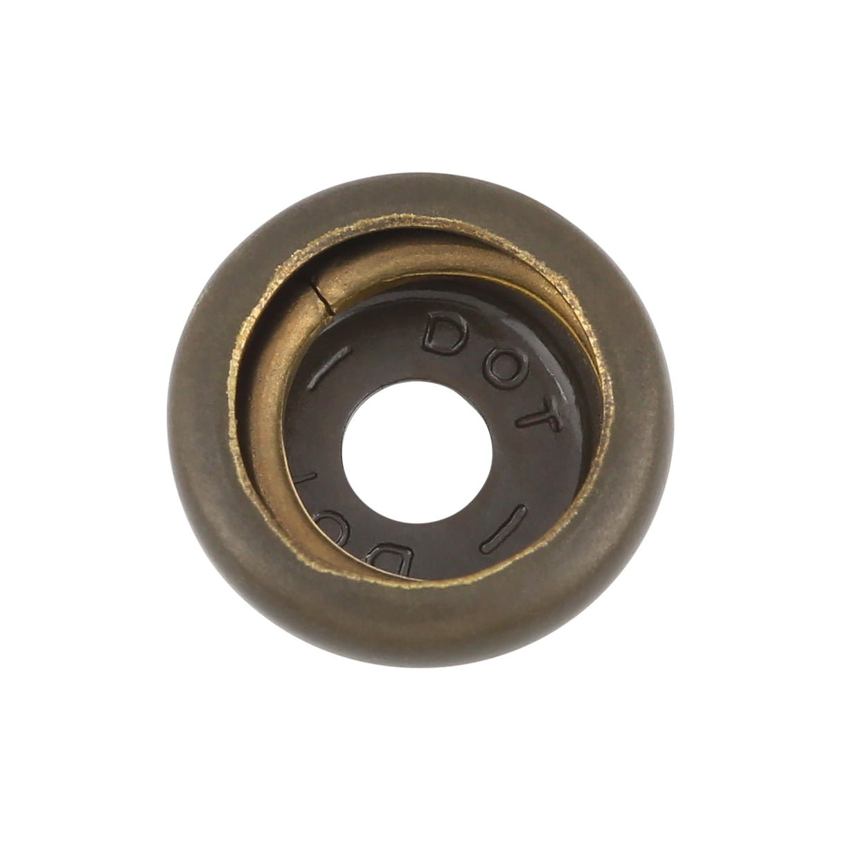 Ohio Travel Bag Fasteners Ligne 20 Antique Brass, Dot Baby Durable Socket, Solid Brass, #12205-ANTB 12205-ANTB