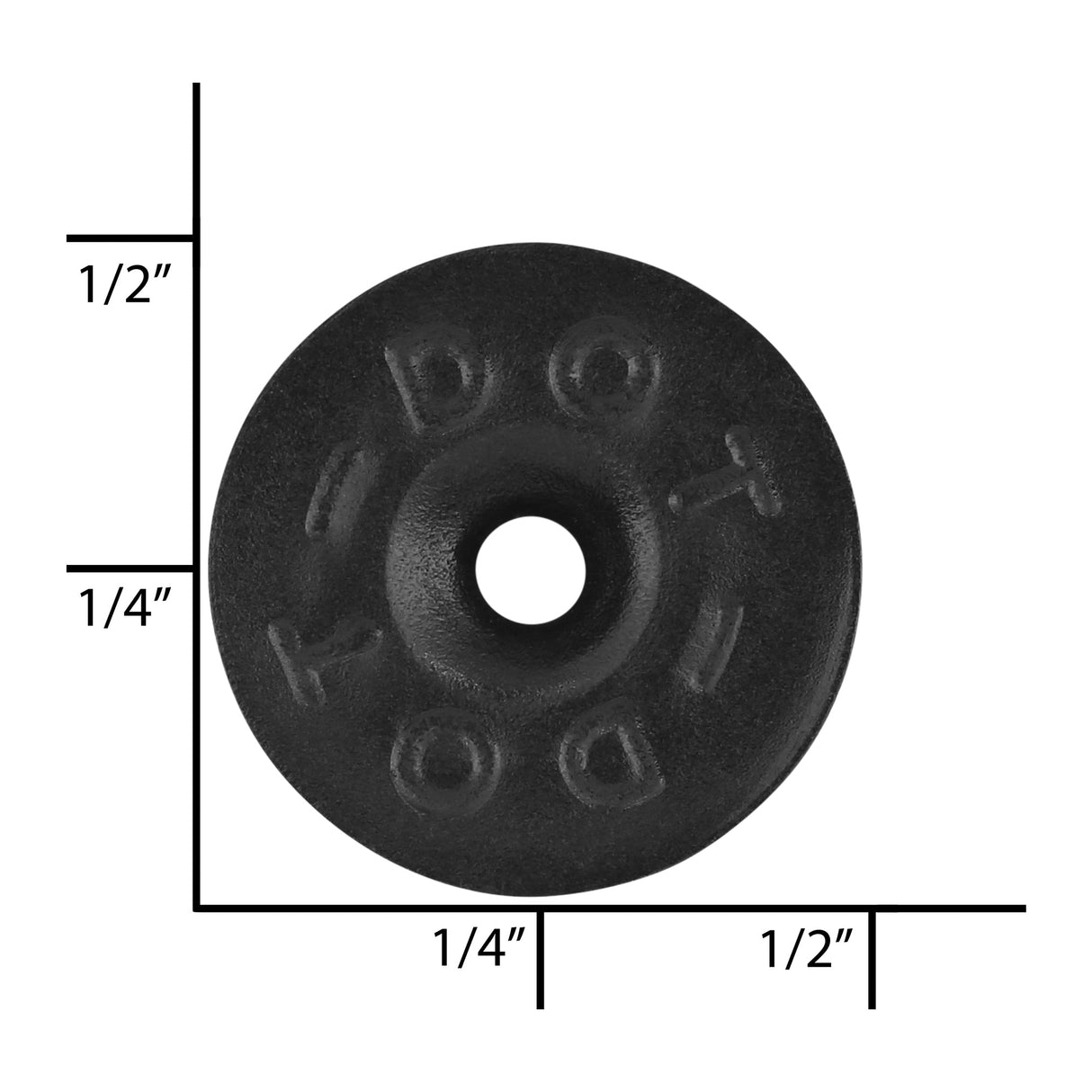 Ohio Travel Bag Fasteners Ligne 20 Black Oxide, Dot Baby Durable Post, Solid Brass, #12404-BLK-OX 12404-BLK-OX