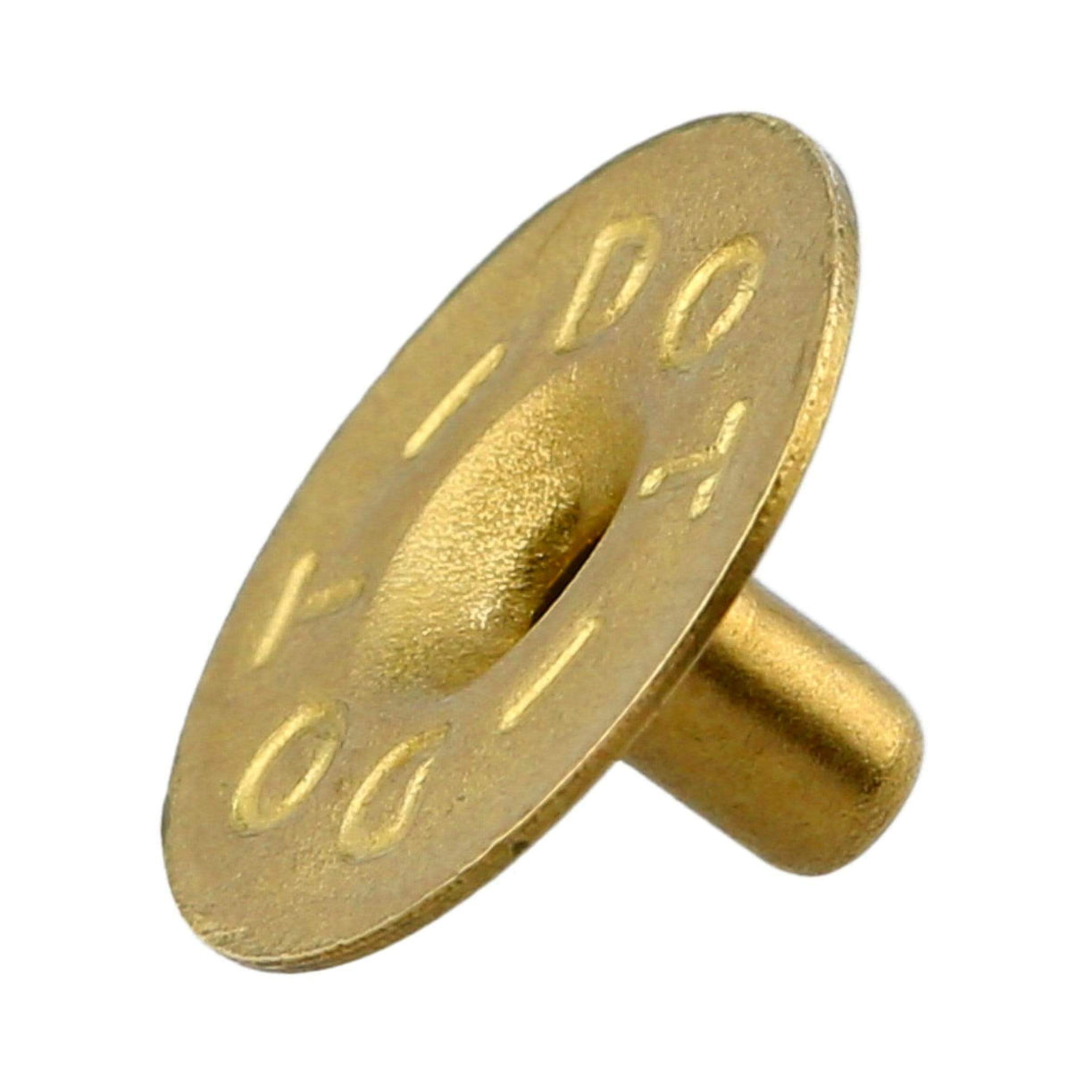 Ohio Travel Bag Fasteners Ligne 20 Brass, Dot Baby Durable Post, Solid Brass, #12404-SB 12404-SB