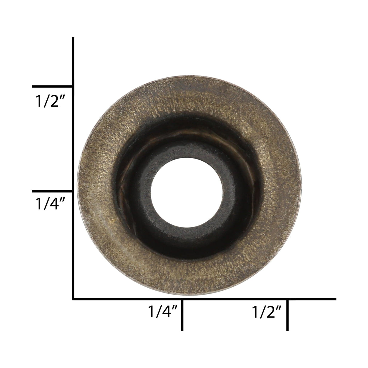 Ohio Travel Bag Fasteners Ligne 24 Antique Brass, Stud, Steel, #A-334-ANTB A-334-ANTB