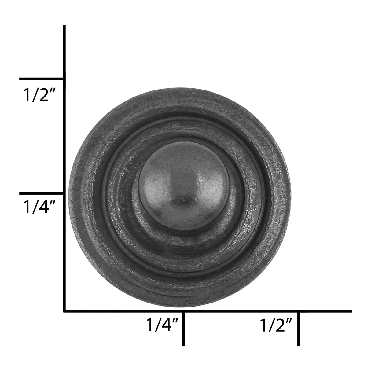 Ohio Travel Bag Fasteners Ligne 4 Black, Prym Stud, Solid Brass, #4374-BLK 4374-BLK