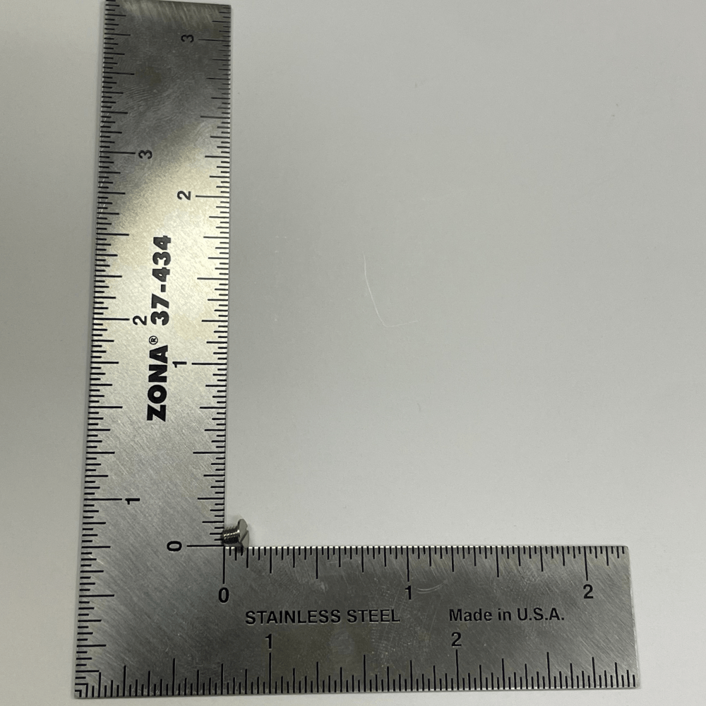 Ohio Travel Bag Fasteners Screw Solid Brass Nickel, #P-3205-NP P-3205-NP