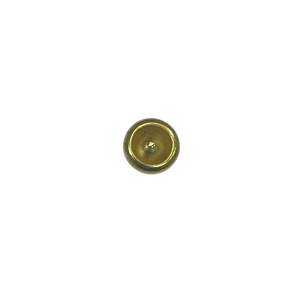 Ohio Travel Bag Fasteners Seamed Rivet Cap Brass Plate, #HM-CAP-BP HM-CAP-BP