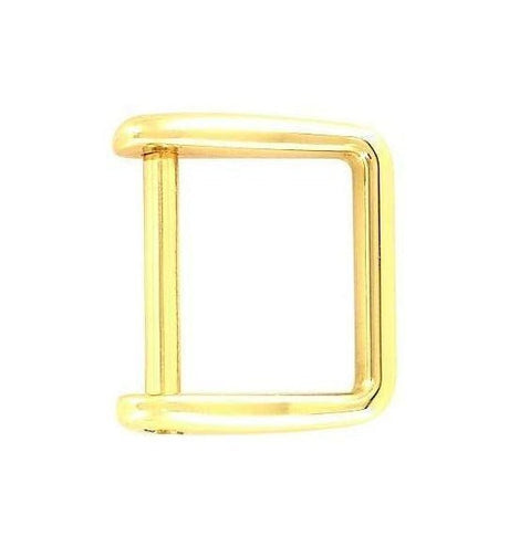Ohio Travel Bag Handles 1" Gold, Ring with Screw In Pin, Zinc Allloy, #P-2287-GOLD P-2287-GOLD
