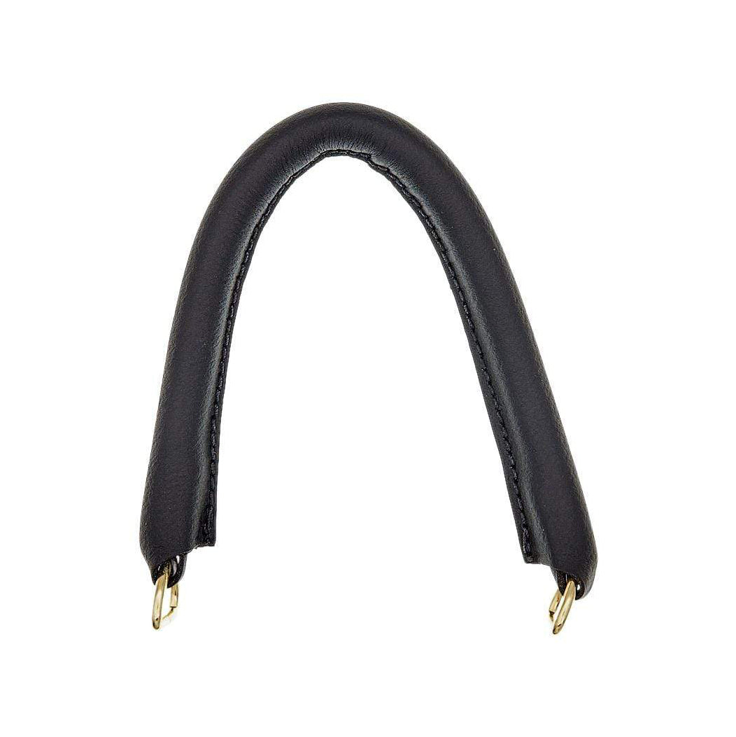 13" Black, Purse Handle, Leather