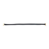22" Black, Purse Handle with Brass Hardware, Leather, #340-22-BLK