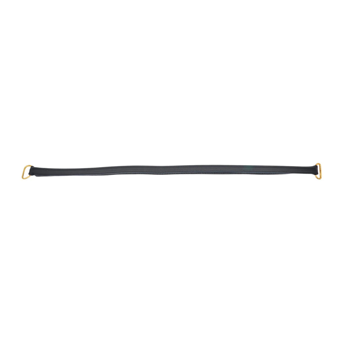 22" Black, Purse Handle with Brass Hardware, Leather, #340-22-BLK