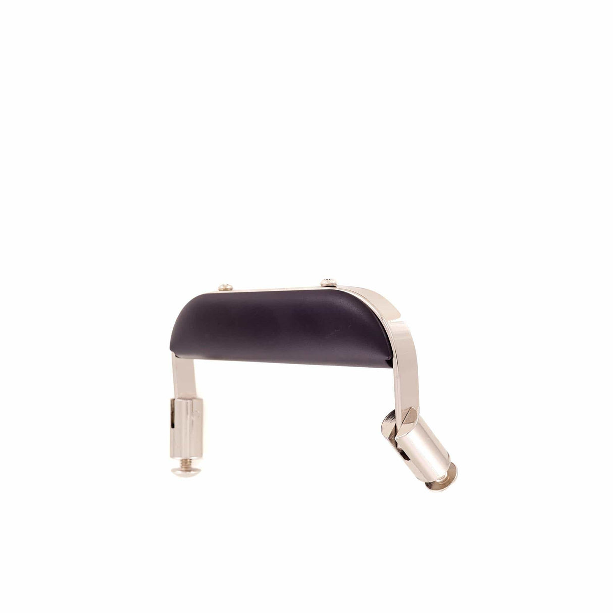 Ohio Travel Bag Handles 4 1/2" Black, Handle with Nickel Hardware, Plastic/Steel, #L-157-BLK-NP L-157-BLK-NP