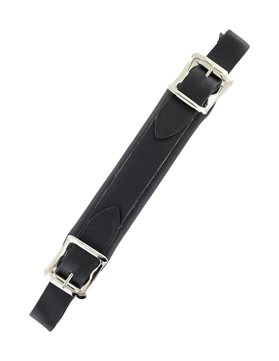 7 1/2" Black, Emergency Handle, Leather (Steel reenforced), L537BL
