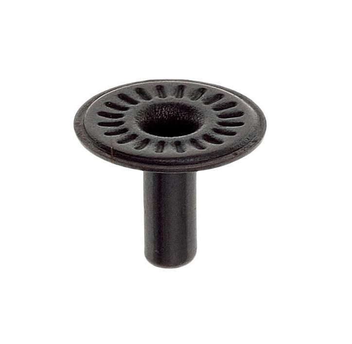 Ohio Travel Bag Ligne 2 1/4" Black, Post, Solid Brass, #2375-BLK 2375-BLK