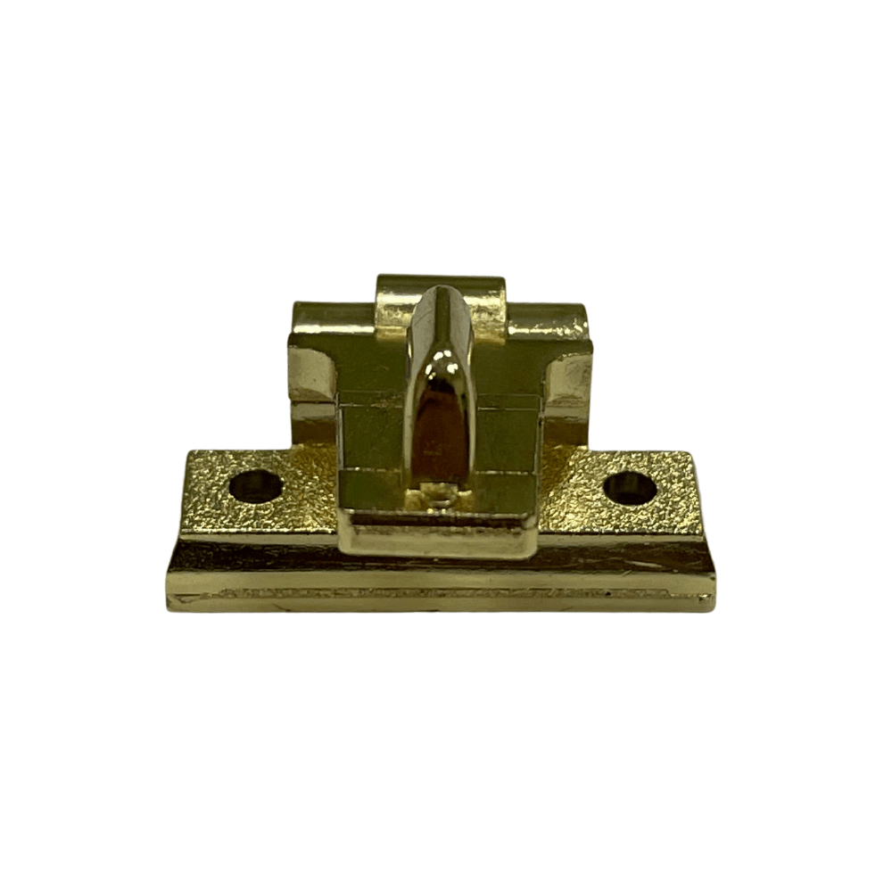 Ohio Travel Bag Locks & Closures 1 1/4" Gold, Hasp, Steel, #LH-1559 LH-1559