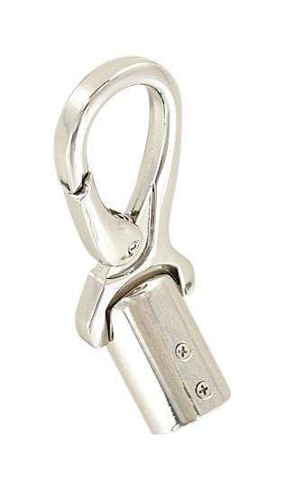 Ohio Travel Bag Locks & Closures 1/2" Nickel, Strap End With Snaphook, Steel, #P-3072-NIC P-3072-NIC