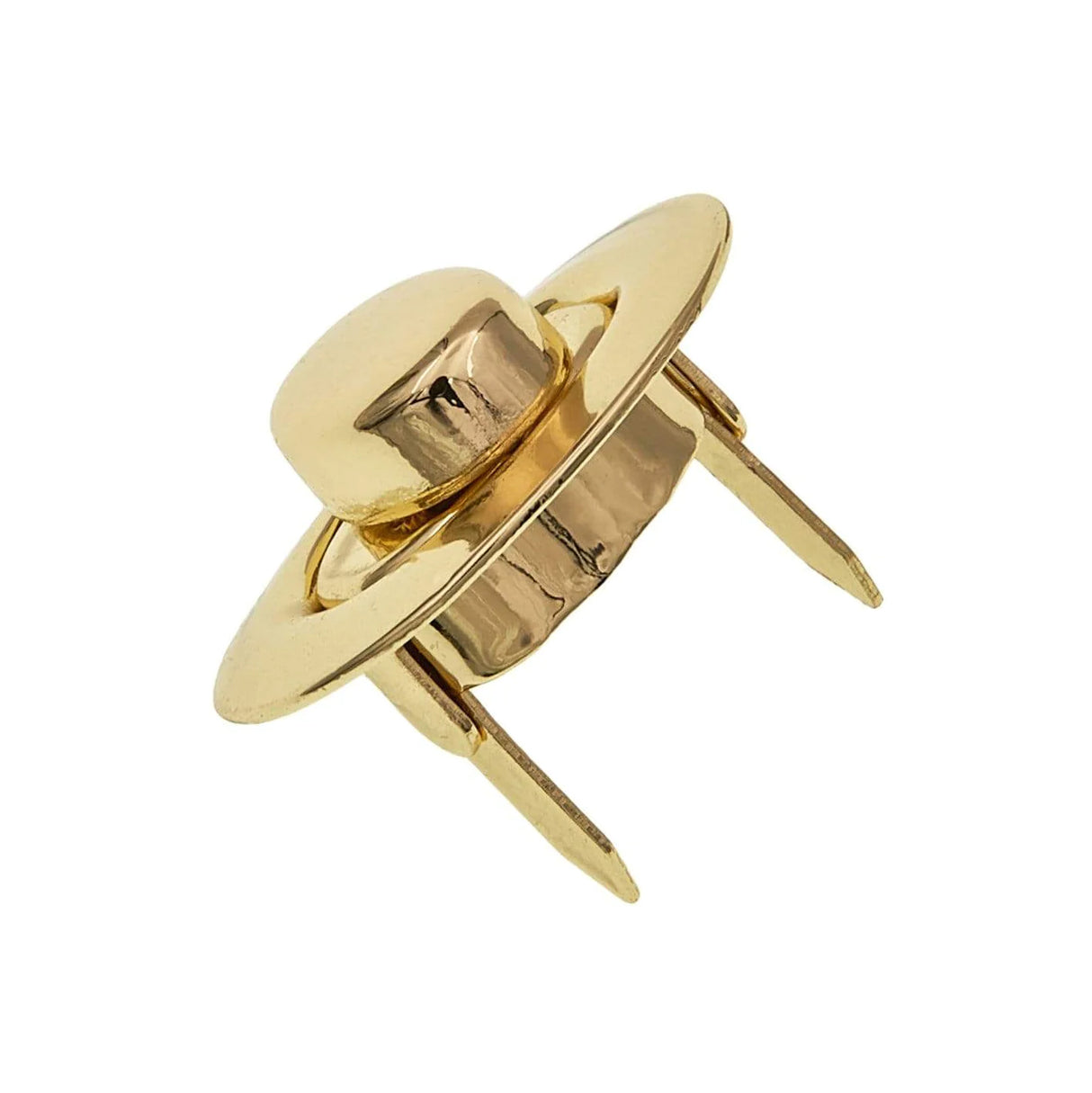 1 3/16" Brass, Turn Lock, Zinc Alloy