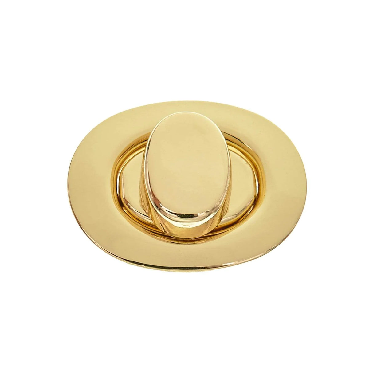 1 3/16" Brass, Turn Lock, Zinc Alloy
