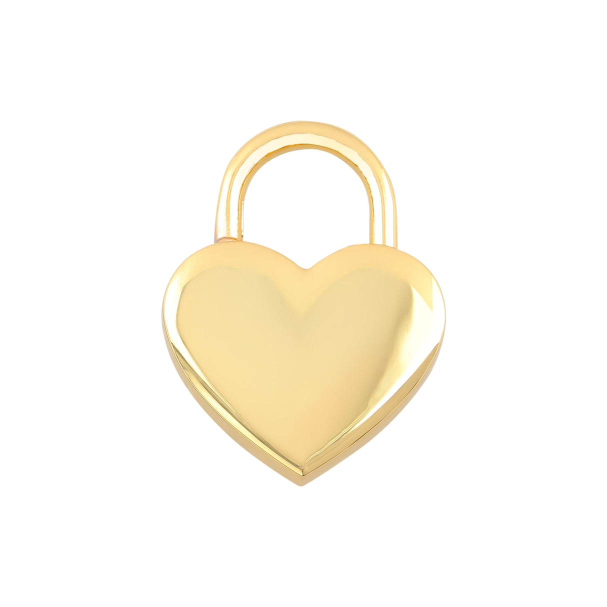 Ohio Travel Bag Locks & Closures 1-3/16" Gold, Heart Padlock With 2 Keys, Zinc Alloy, #L-3380-GOLD L-3380-GOLD