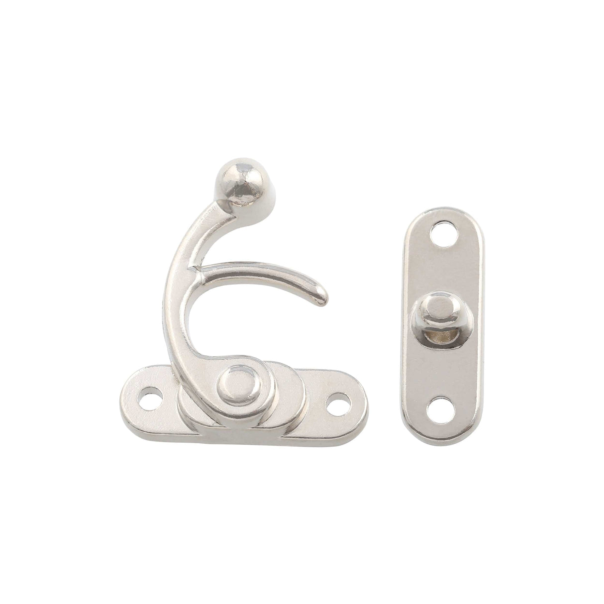 Ohio Travel Bag Locks & Closures 1 3/16" Nickel, Box Closure, Zinc Alloy, #P-2434-NP P-2434-NP