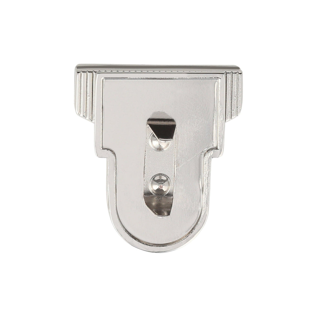 Ohio Travel Bag Locks & Closures 1 3/16" Shiny Nickel, Tuck Catch, Zinc Alloy, #L-3729-NIC L-3729-NIC