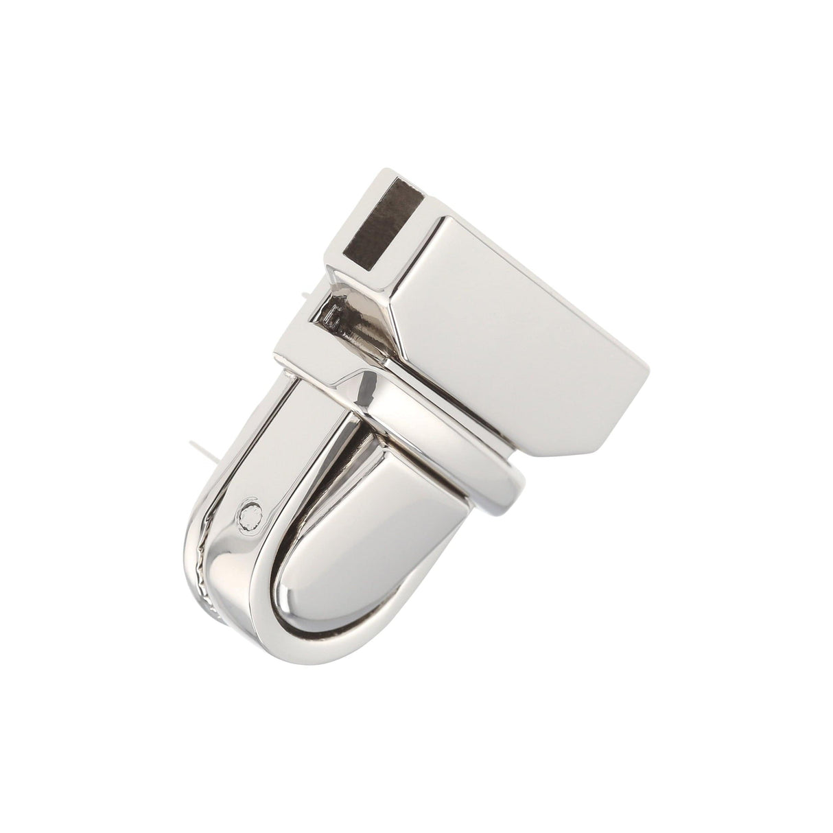 Ohio Travel Bag Locks & Closures 1 3/16" Shiny Nickel, Tuck Catch, Zinc Alloy, #L-3729-NIC L-3729-NIC