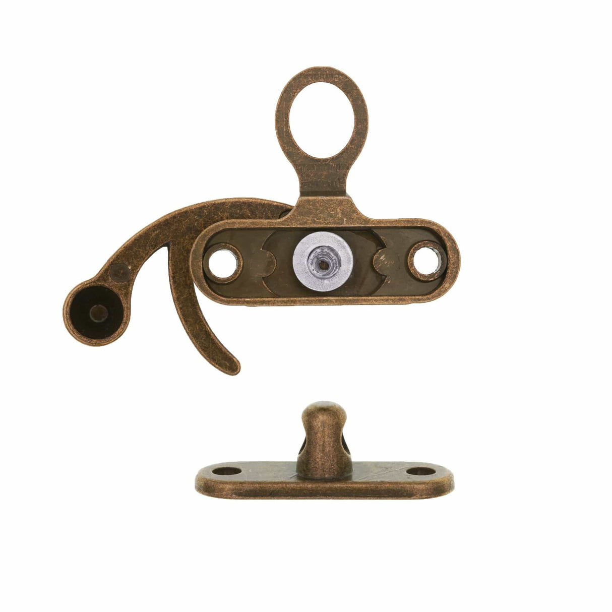 Ohio Travel Bag Locks & Closures 1 3/4" Antique Brass, Purse Fastener, Zinc Alloy, #P-2127-ANTB P-2127-ANTB