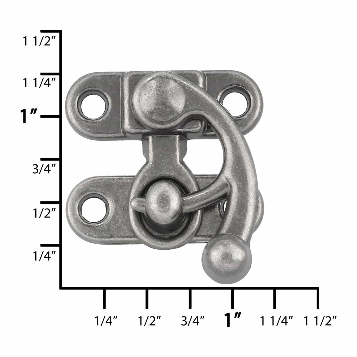 Ohio Travel Bag Locks & Closures 1 5/16" Antique Nickel, Purse Fastener, Steel, #P-2263-ANTN P-2263-ANTN