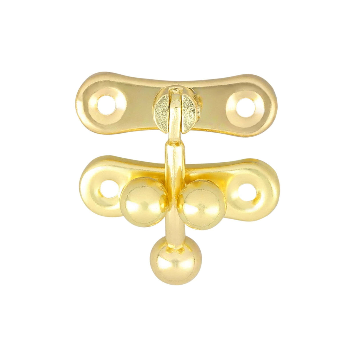 Ohio Travel Bag Locks & Closures 1 5/16" Brass, Swing Clasp 3-Ball, Steel, #P-2437-BP P-2437-BP