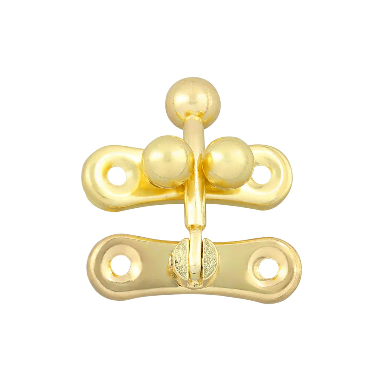 Ohio Travel Bag Locks & Closures 1 5/16" Brass, Swing Clasp 3-Ball, Steel, #P-2437-BP P-2437-BP