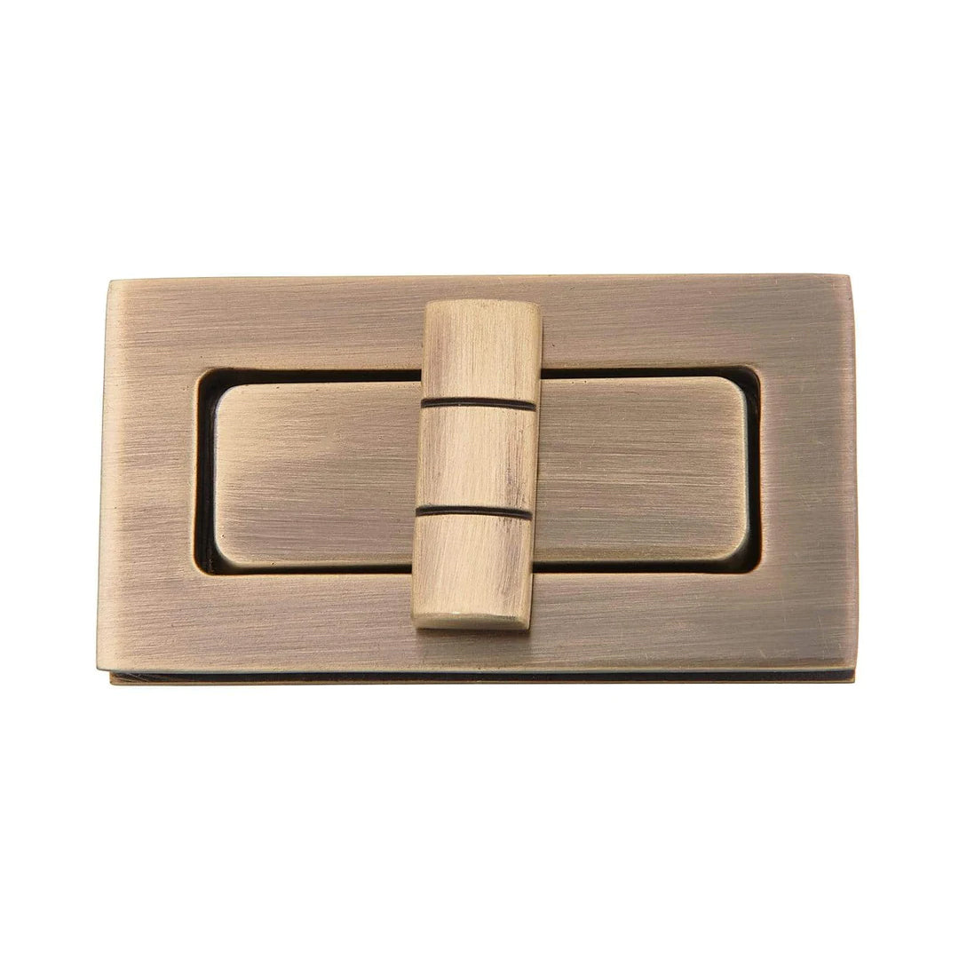 1 7/8" Antique Brass, Turn Lock, Zinc Alloy