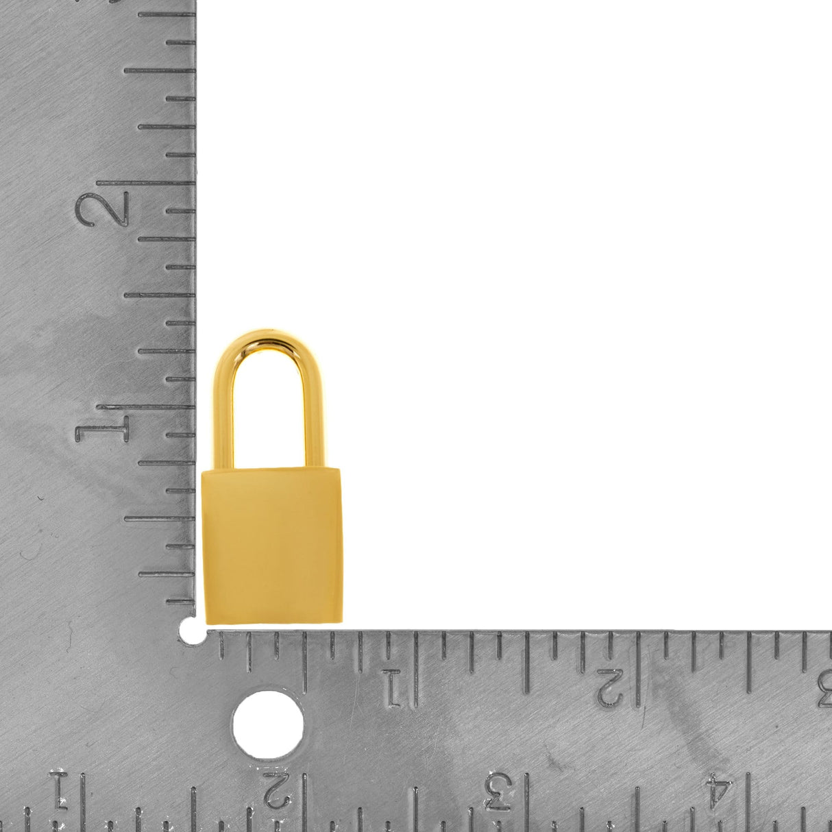 Ohio Travel Bag Locks & Closures 11/16" Gold, Padlock, Zinc Alloy, #L-2846-GOLD L-2846-GOLD