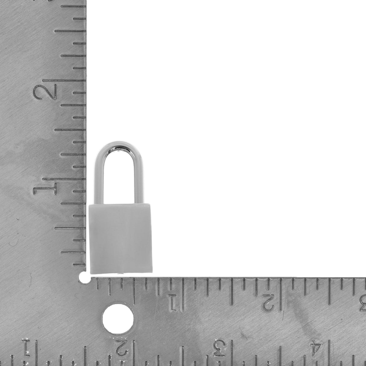 Ohio Travel Bag Locks & Closures 11/16" Nickel, Padlock, Zinc Alloy, #L-2846-NIC L-2846-NIC