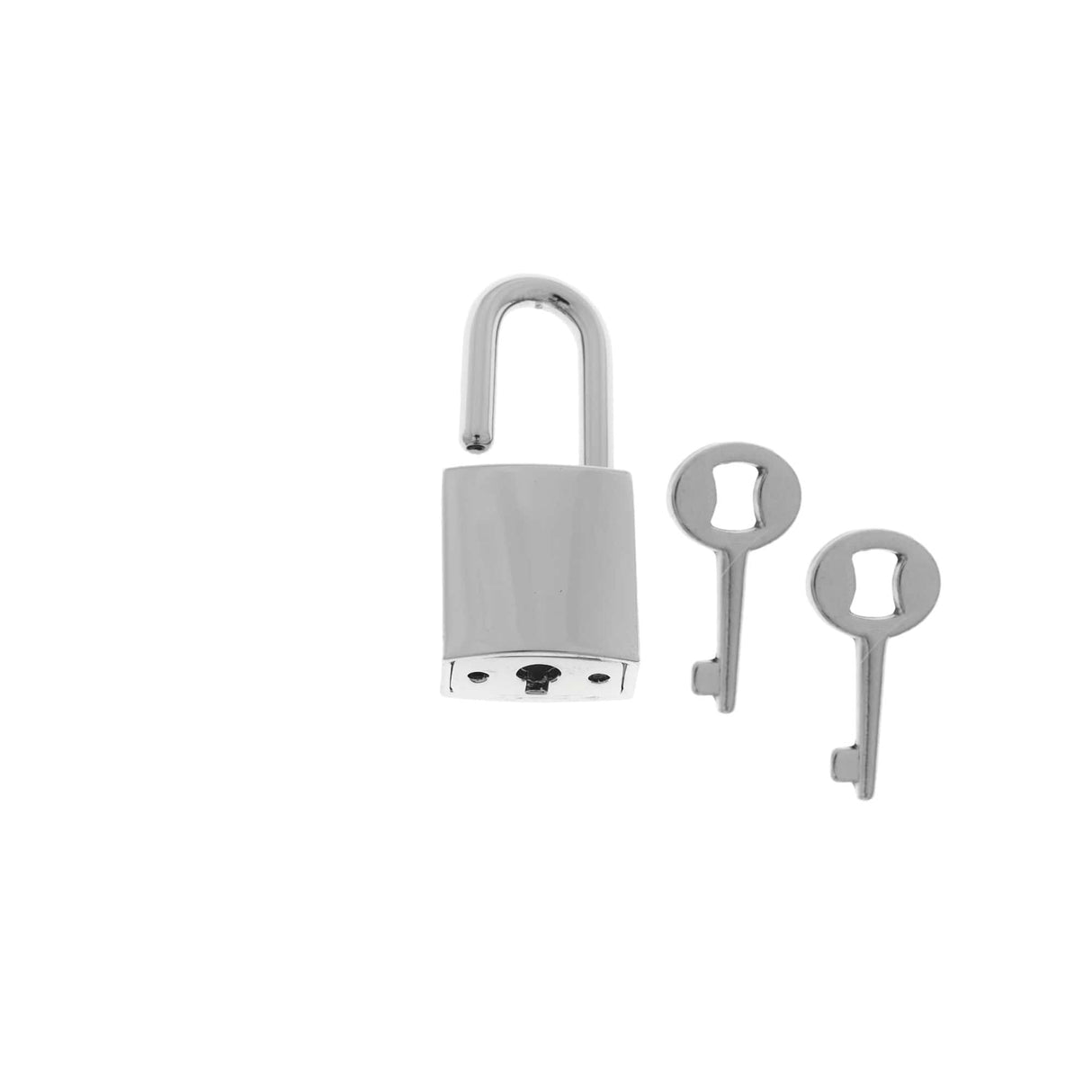 Ohio Travel Bag Locks & Closures 11/16" Nickel, Padlock, Zinc Alloy, #L-2846-NIC L-2846-NIC