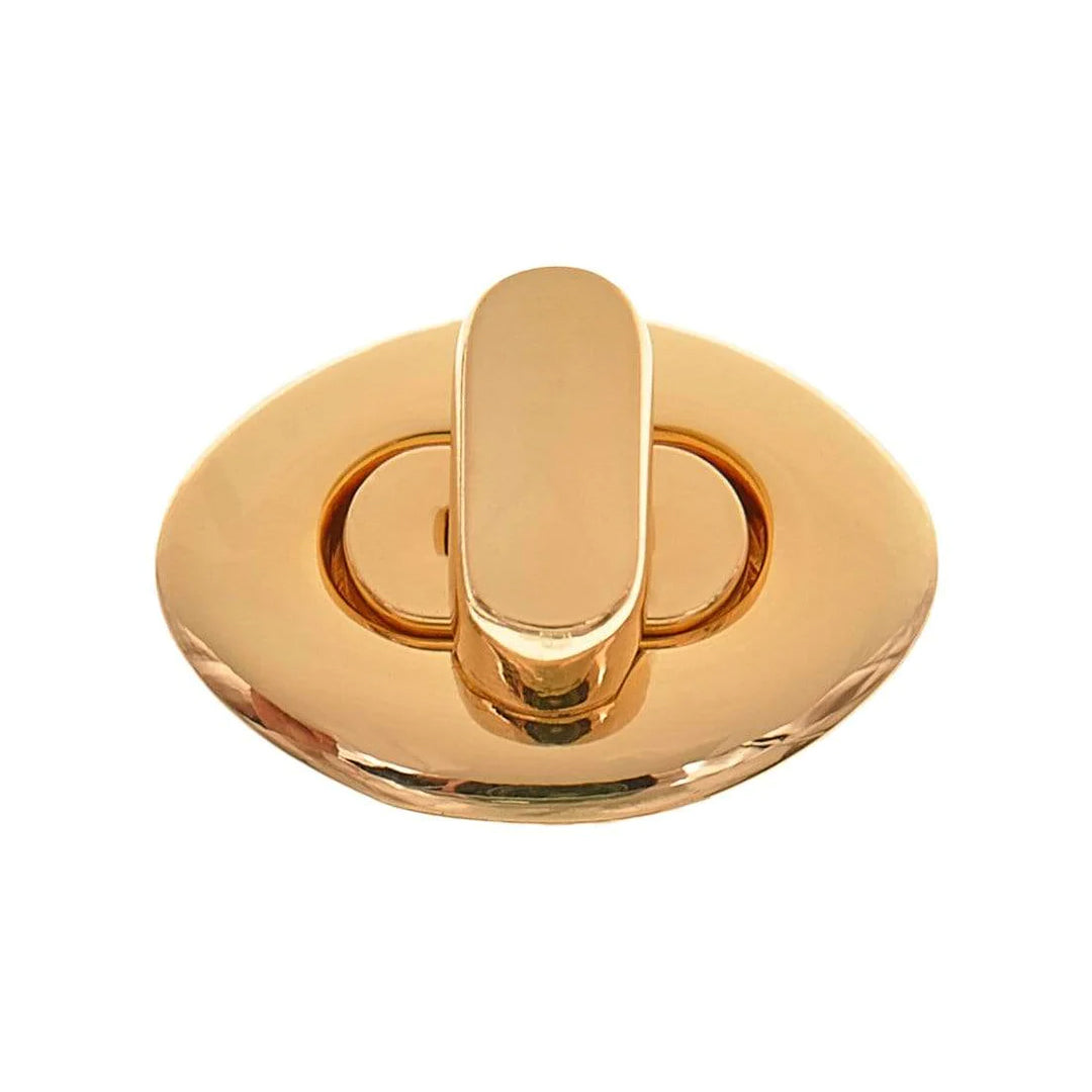 15/16" Gold, Turn Lock, Zinc Alloy