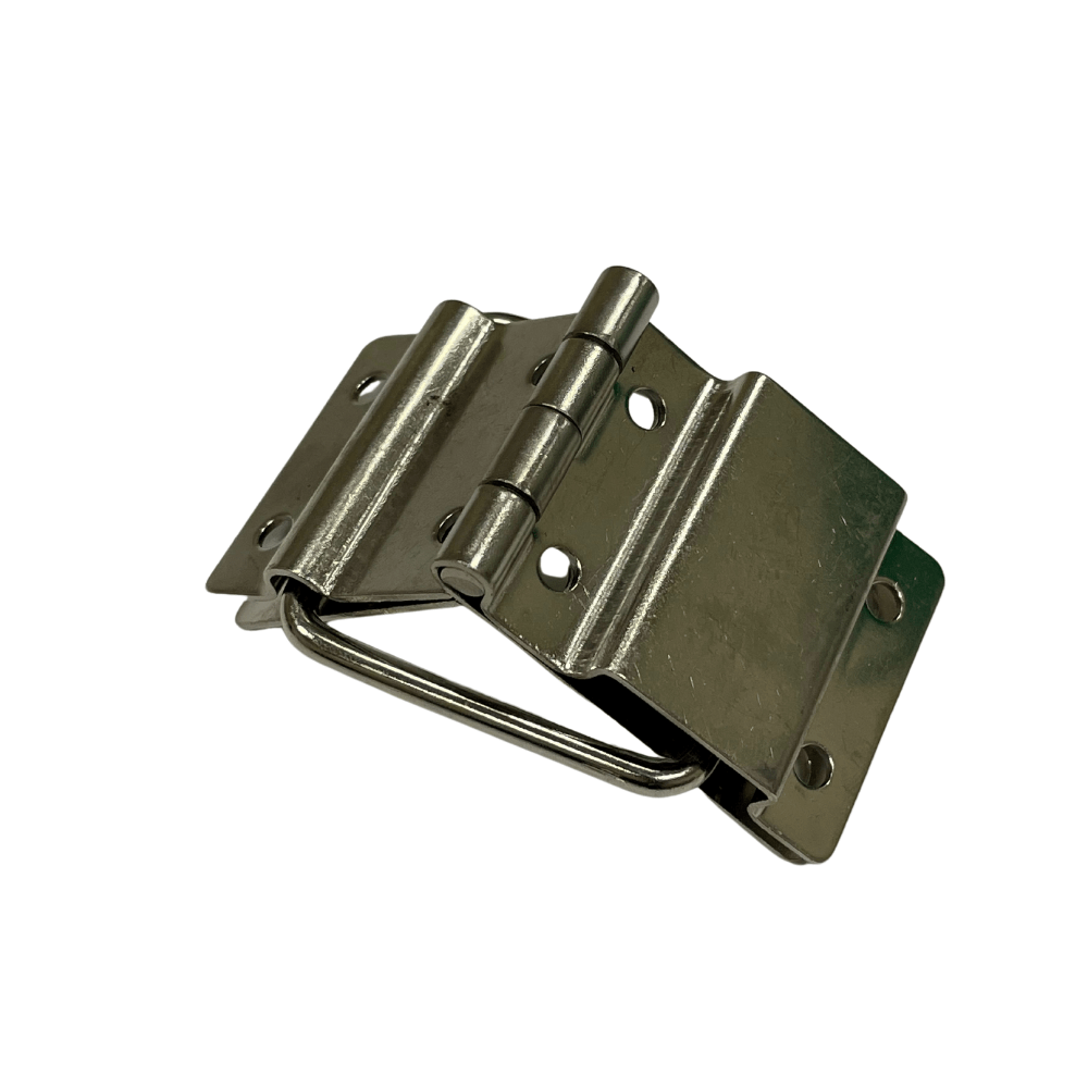 Ohio Travel Bag Locks & Closures 2" Nickel, Large Strut Hinge, Steel, #8204-N 8204-N