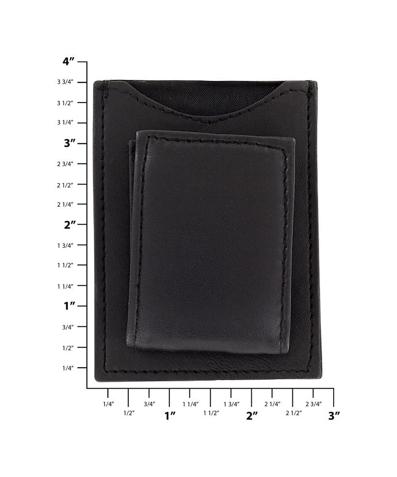 Ohio Travel Bag Novelty & Gift 3 5/8" Black, Magnet Money Clip/Card Case, Leather, #M-1445 M-1445