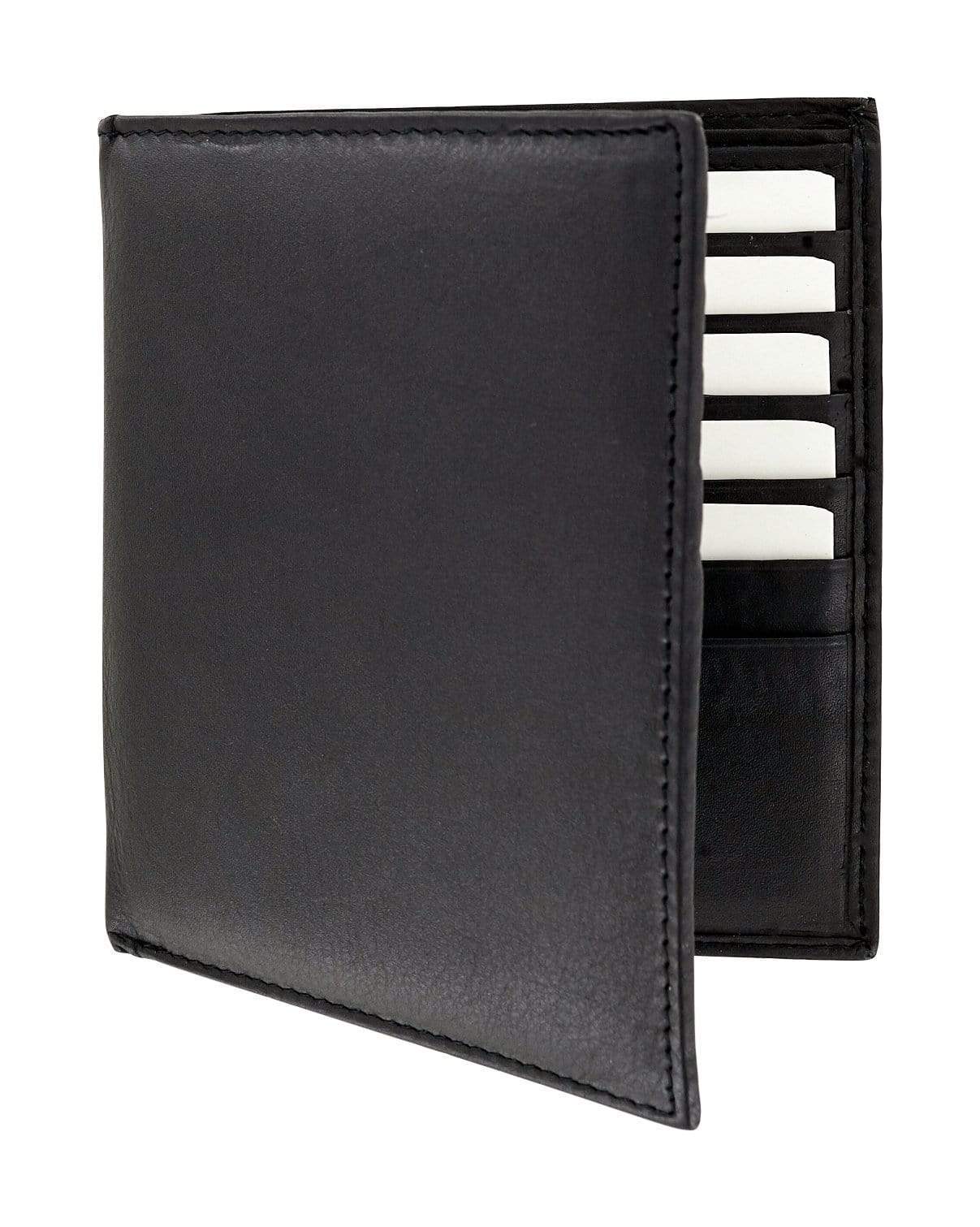 Ohio Travel Bag Novelty & Gift 4" Black, Hipster Wallet, Leather, #M-1659 M-1659