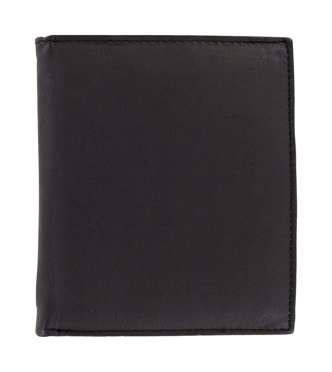 Ohio Travel Bag Novelty & Gift 4" Black, Hipster Wallet, Leather, #M-1659 M-1659