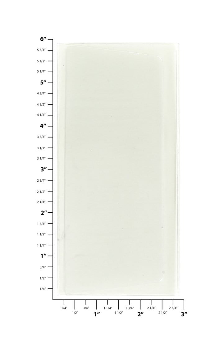 Ohio Travel Bag Novelty & Gift 6" Clear, Check Writer Insert, #M-1066 M-1066