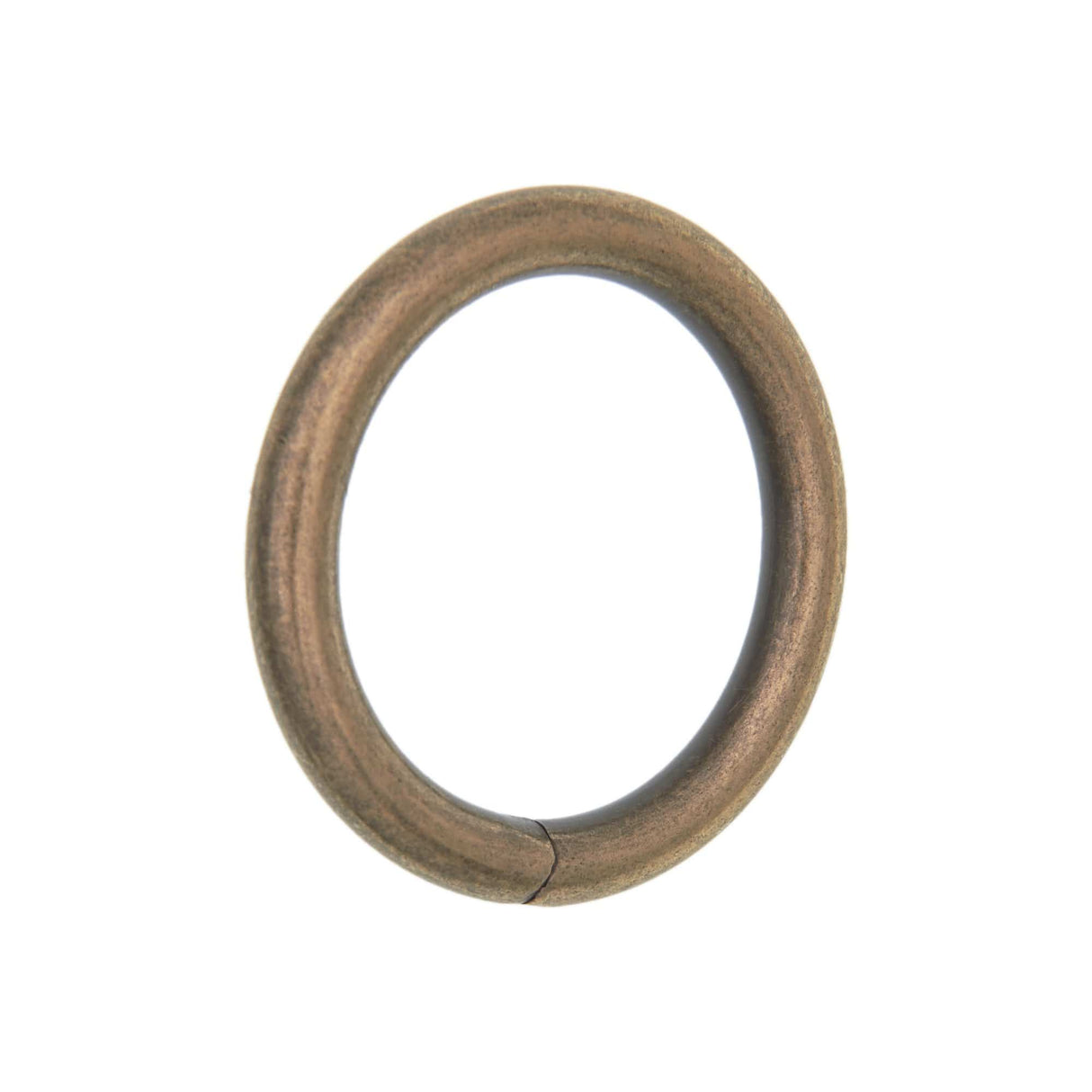 Ohio Travel Bag Rings & Slides 1 1/2" Anique Brass, Welded Round Ring, Steel, #P-2236-ANTB P-2236-ANTB