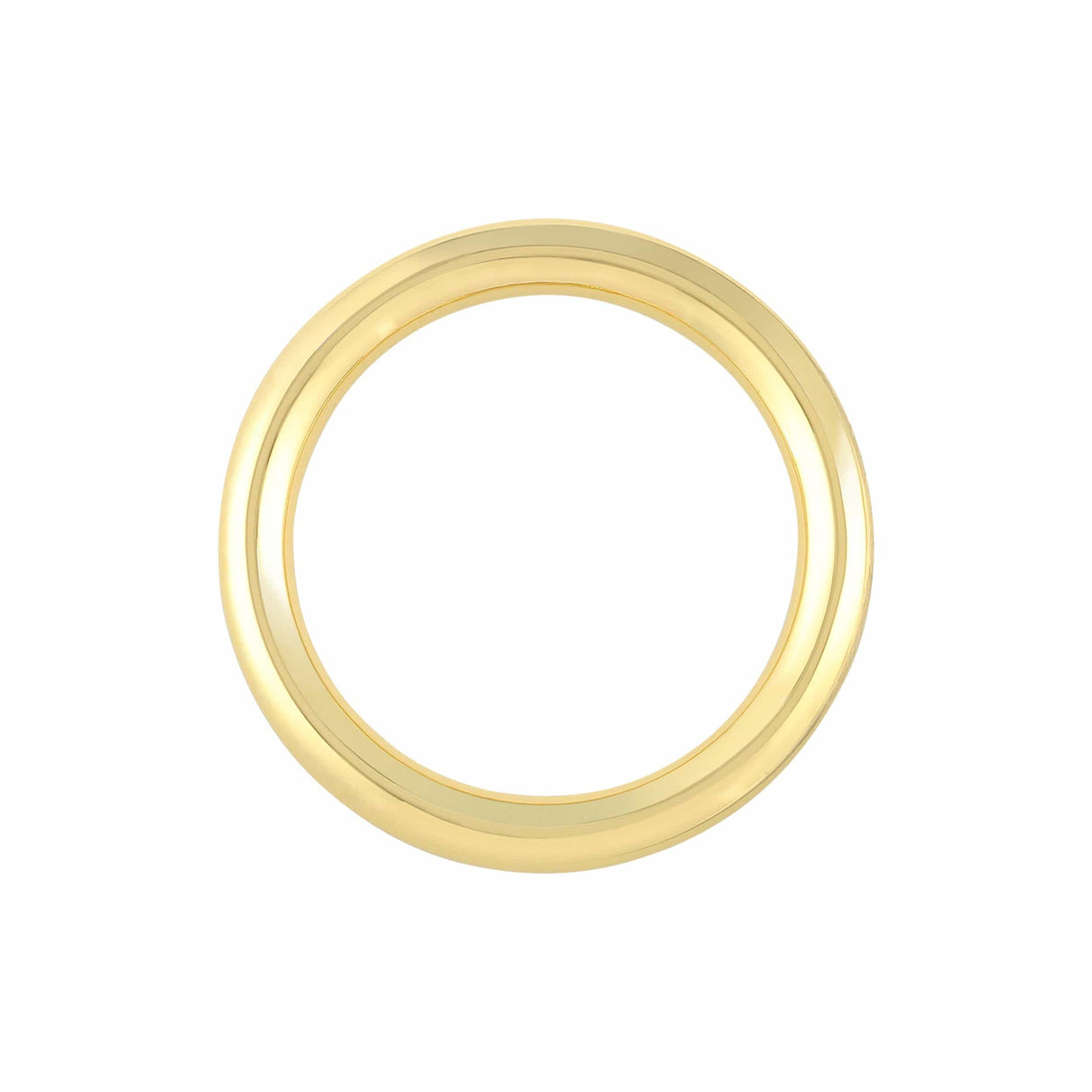 Ohio Travel Bag Rings & Slides 1 1/2" Gold, Cast Round Ring, Zinc Alloy, #P-2772-GOLD P-2772-GOLD