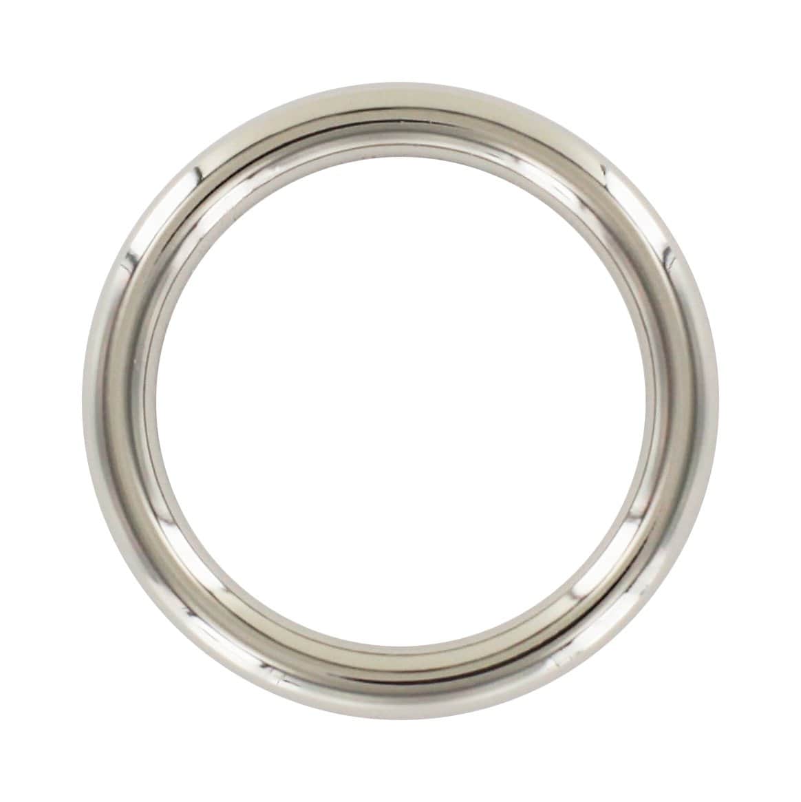 Ohio Travel Bag Rings & Slides 1 1/2" Nickel, Cast Round Ring, Zinc Alloy, #P-2772-NIC P-2772-NIC