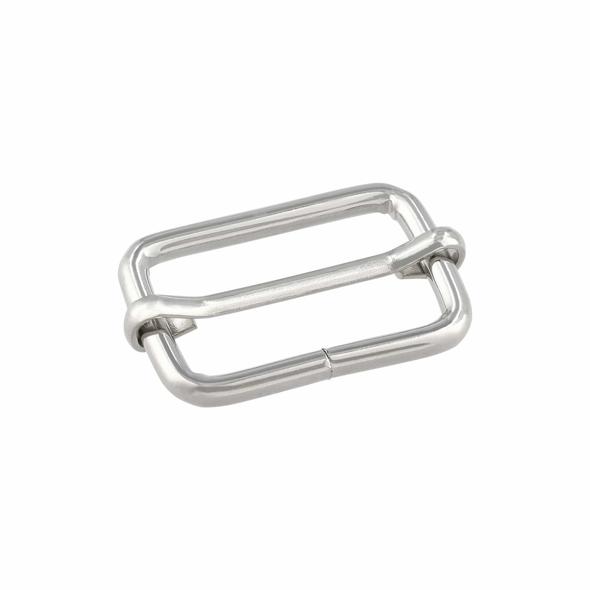 Ohio Travel Bag Rings & Slides 1 1/4" Nickel, Strap Slide, Steel, #C-1661-NP C-1661-NP