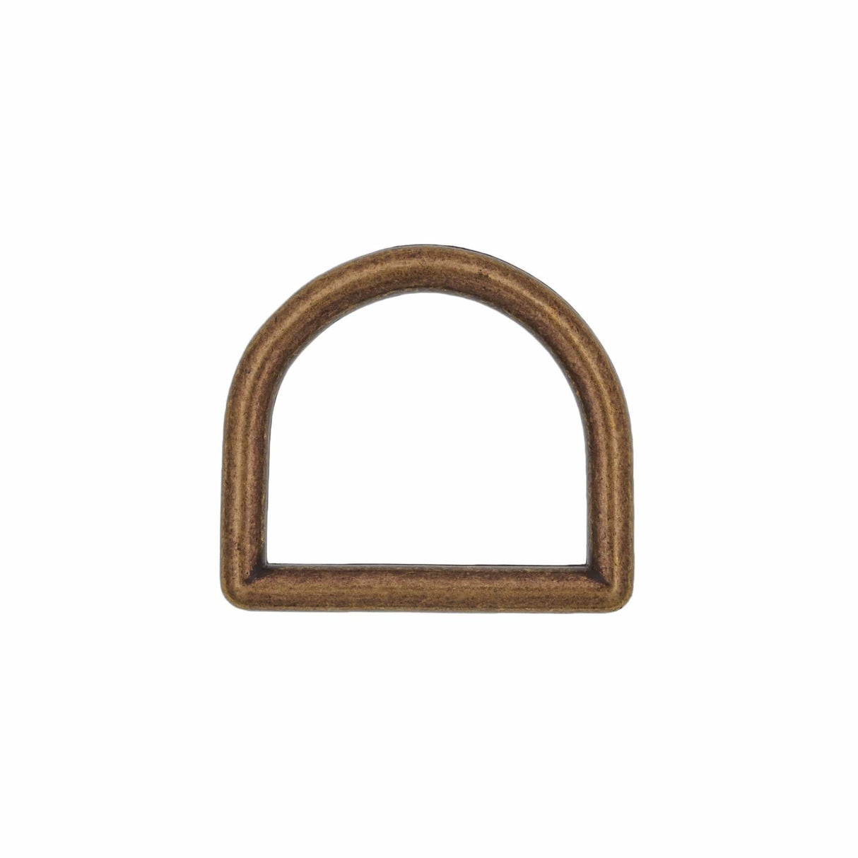 Ohio Travel Bag Rings & Slides 1" Antique Brass, Cast D-Ring. Zinc Alloy, #D-305-ANTB D-305-ANTB